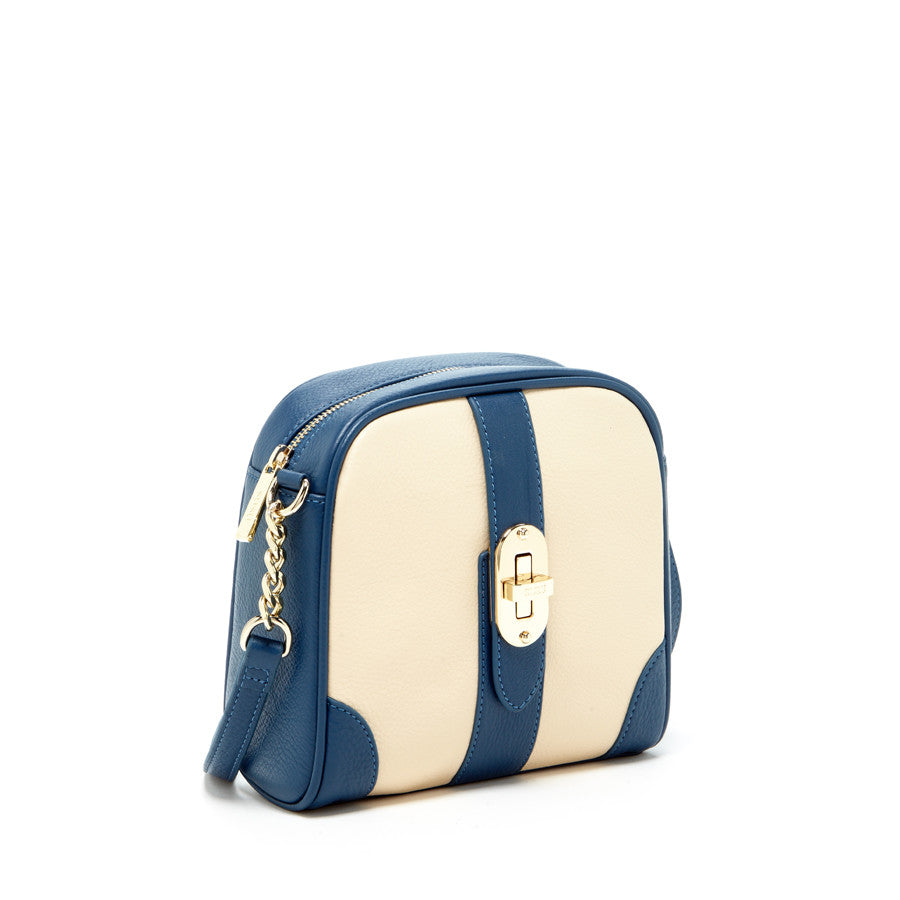 Small Crossbody Bag Off White Blue