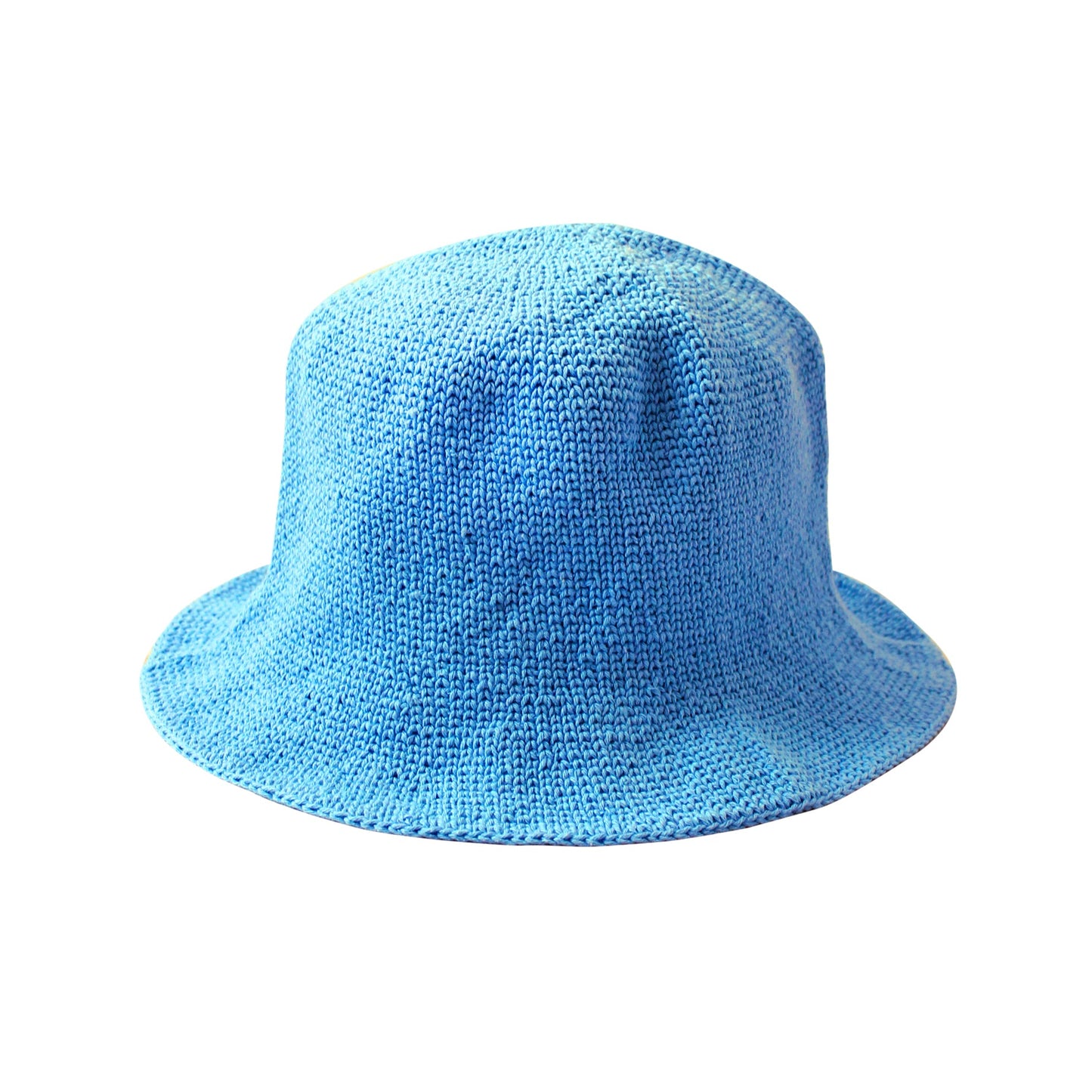 Crochet Bucket Hat In Periwinkle Blue
