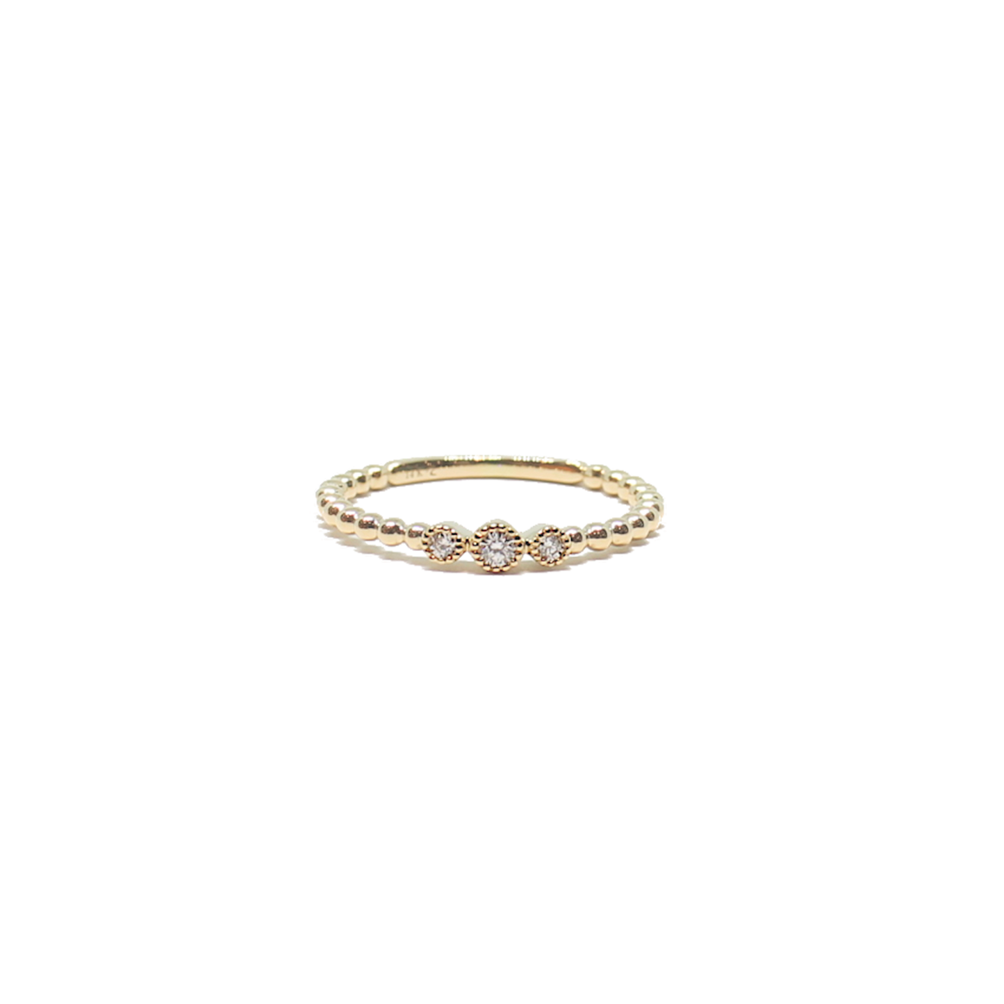 Forever Diamond Beaded Ring