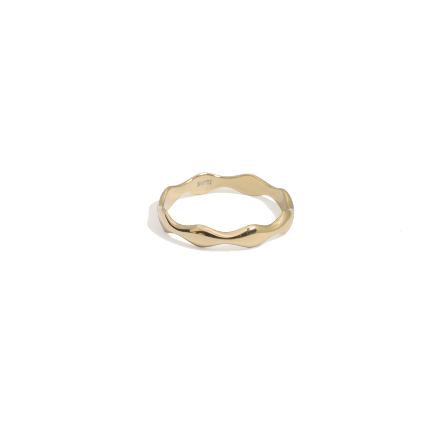 Golden Flow Ring