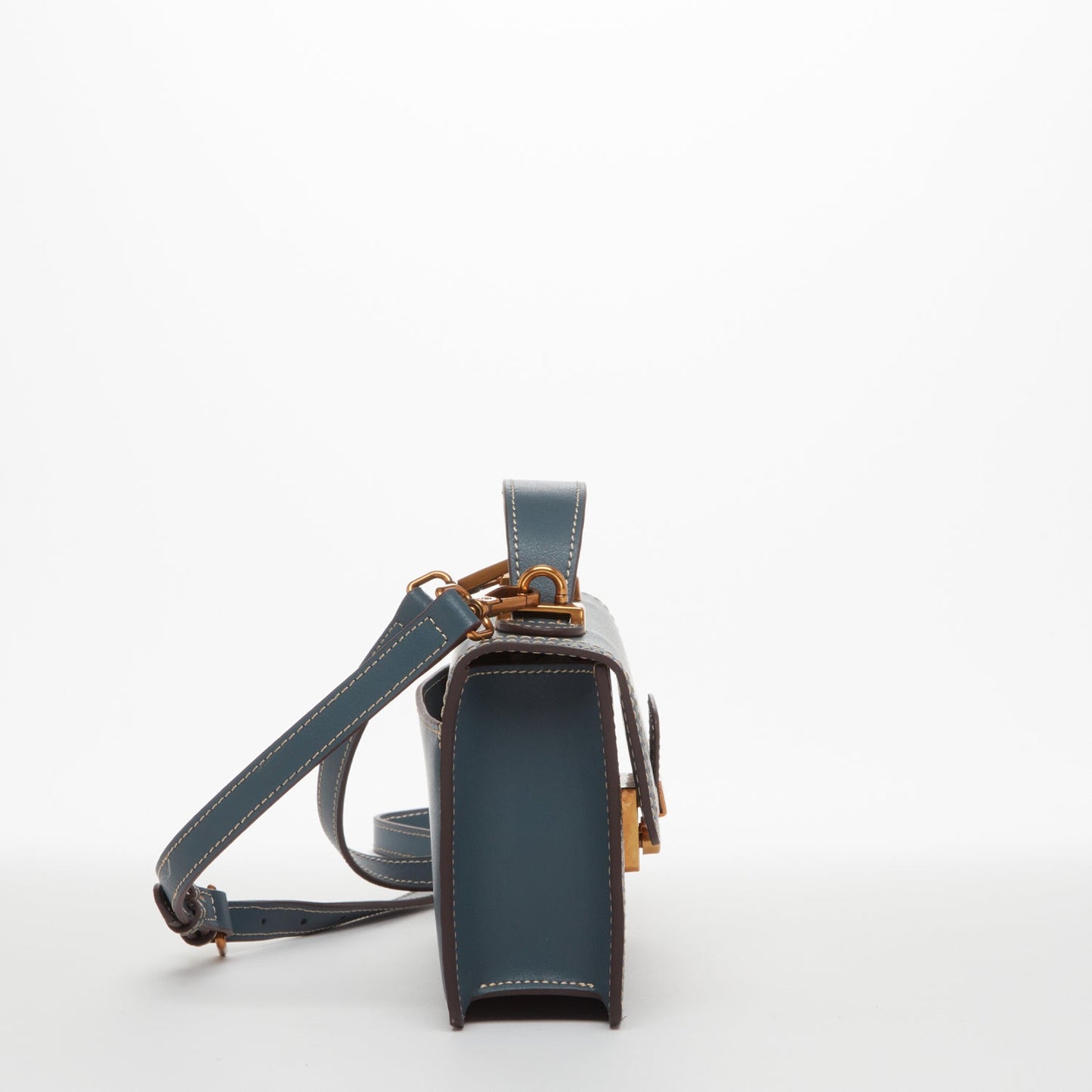 The Jessica Blue Crossbody Purse Leather