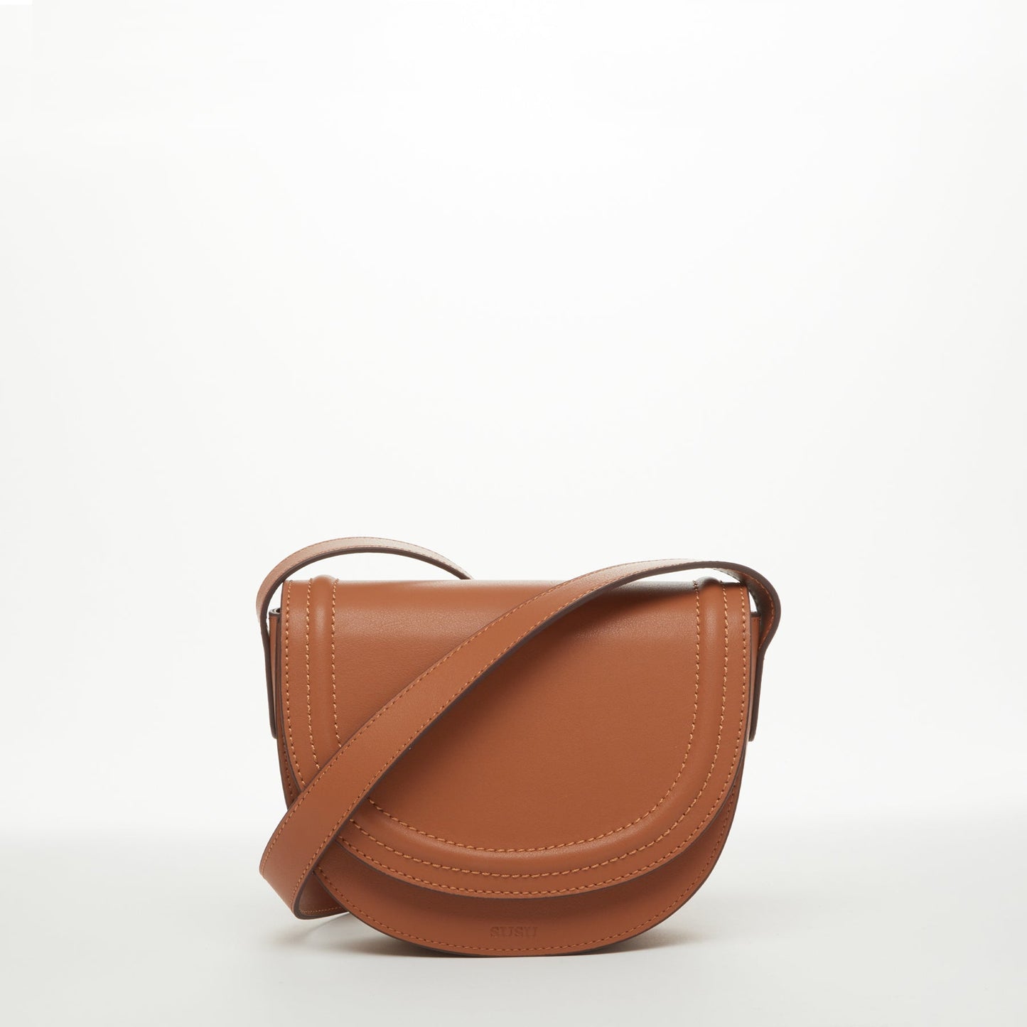 The Sarah Brown Leather Saddle Bag Purse