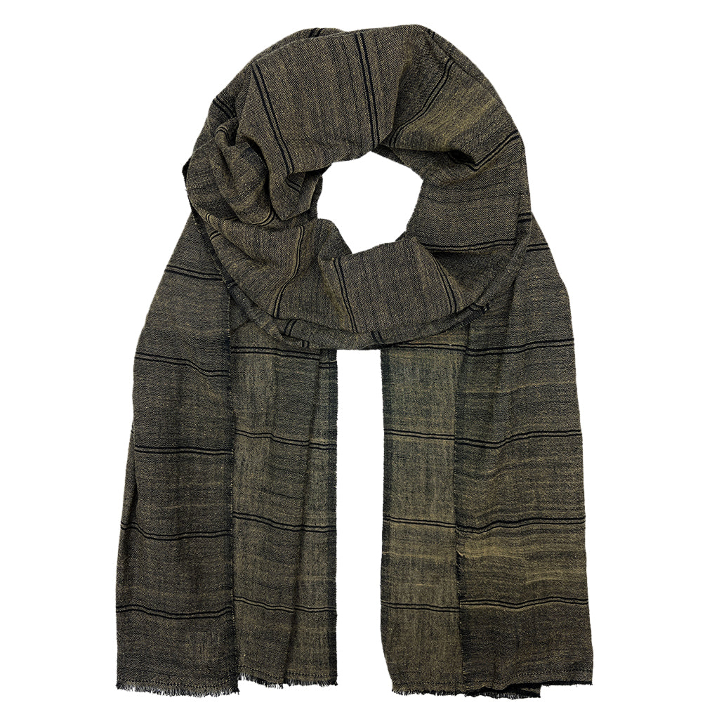 Earthy Striped Scarf