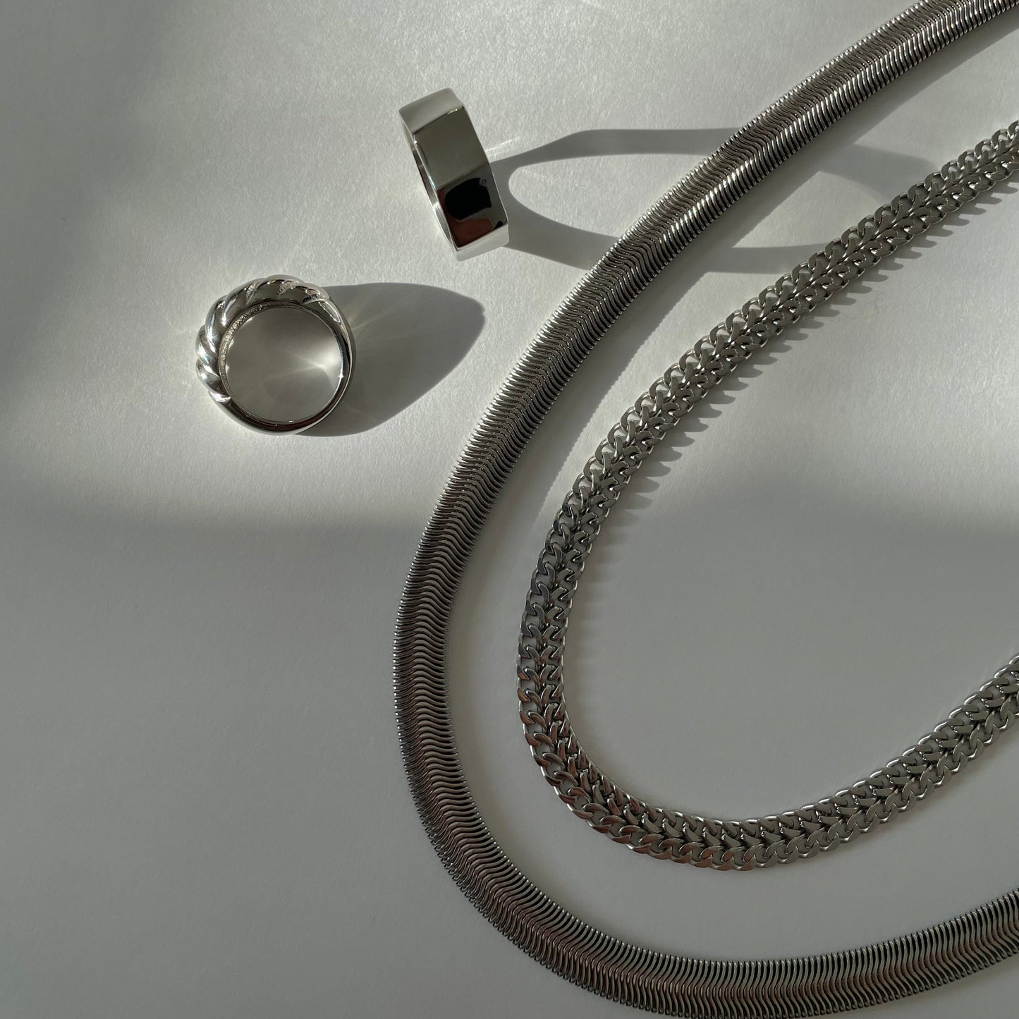 Octagon Ring - Silver