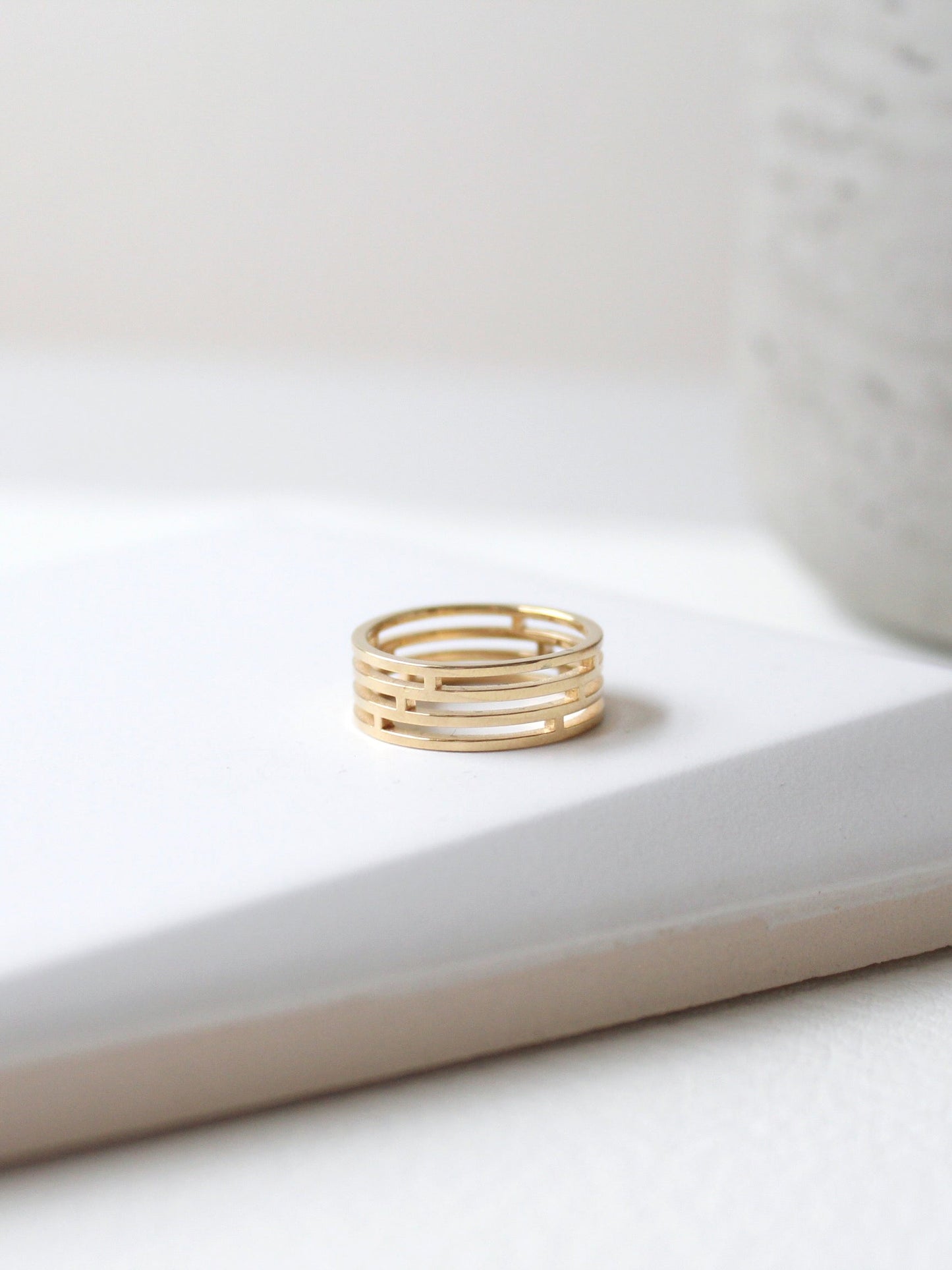 Tile Ring | tile patterned ring