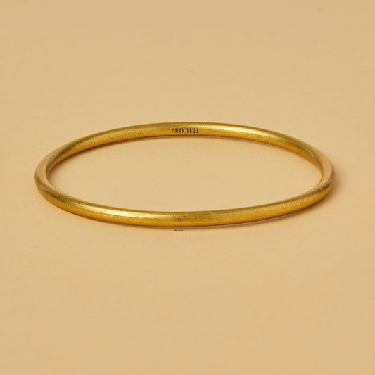 Gold Circle Skinny Bracelet